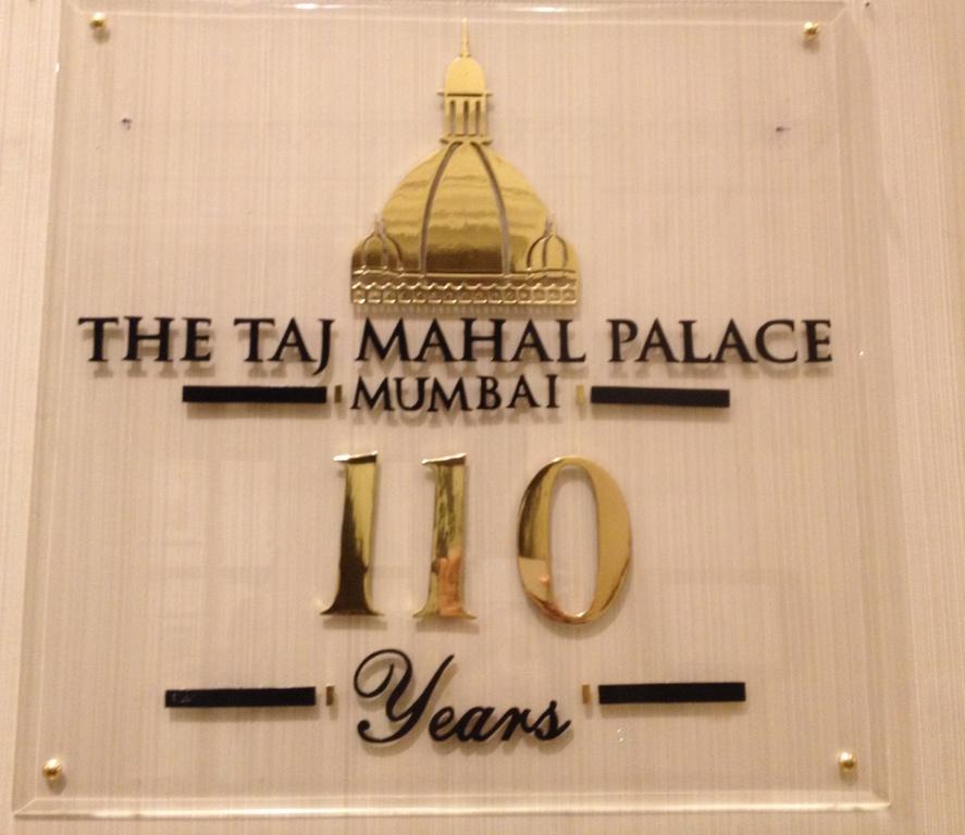 The Taj Mahal Tower, Mumbai Hotel Kültér fotó 110 Years Logo